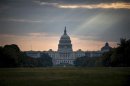 The U.S. Capitol building is seen on Tuesday morning after the federal government was shutdown when the House and Senate failed to pass a budget in Washington