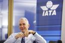 IATA chief Tyler attends an interview with Reuters in Geneva