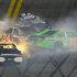 Danica Patrick (10), Kurt Busch (51), David Ragan (34) and Jimmie Johnson (48) crash during the NASCAR Daytona 500 Sprint Cup series auto race at Daytona International Speedway in Daytona Beach, Fla., Monday, Feb. 27, 2012. (AP Photo/Phelan M. Ebenhack)