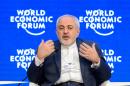 Iranian Foreign Minister Mohammad Javad Zarif, on January 20, 2016, spoke with US Secretary of State John Kerry at the World Economic Forum