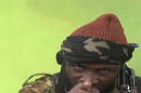 A screengrab taken on May 12, 2014, from Boko Haram video obtained by AFP shows a man claiming to be Boko Haram leader Abubakar Shekau