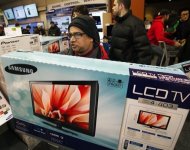 South Korea's Samsung, Japan's Sharp and five other Asian firms have agreed to a $553 million settlement for illegally fixing liquid crystal display prices, New York state's attorney general said Tuesday.
