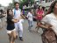 Residents rush to safety after a 6.8 earthquake that hit Cebu City