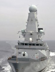 英派遣最新型戰艦 進駐波斯灣