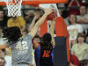 Baylor's Brittney Griner (42) blocks the shot of Florida's Deana Allen during the first half of a second-round NCAA college basketball tournament game, Tuesday, March 20, 2012, in Bowling Green, Ohio. (AP Photo/J.D. Pooley)