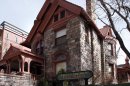 This March 12, 2012 photo shows the front of the Molly Brown House Museum in Denver. A few blocks from Colorado's state Capitol _ over 1700 miles from the Atlantic Ocean and a mile above sea level _ is a museum dedicated to a woman eclipsed by legend following the sinking of the Titantic. The 