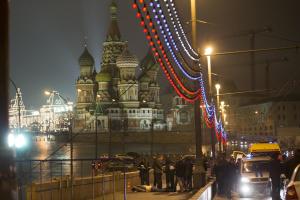 Russian police investigate the the body of Boris Nemtsov, &hellip;