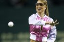 Photos: Celebrities throw out the first pitch