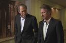 Handout of CBS News "60 Minutes" host Charlie Rose talking with actor and director Sean Penn in Santa Monica