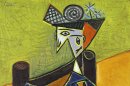 In this image provided by Sotheby's, Tuesday, March 20, 2012, is a painting by Pablo Picasso to be auctioned May 2, 2012 in New York. The 1941 portrait of his muse Dora Maar, 