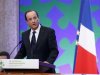 France's President Francois Hollande delivers the inaugural speech of an annual environmental conference in Paris