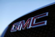 A General Motors logo is seen on a vehicle for sale at the GM dealership in Carlsbad, California January 4, 2012. REUTERS/Mike Blake