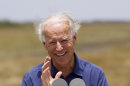 Vice President Joe Biden speaks at the Everglades National Park, Fla., Monday, April 23, 2012. (AP Photo/Alan Diaz)
