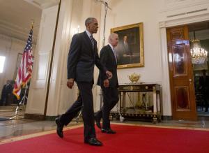 President Barack Obama walks with Vice President Joe&nbsp;&hellip;