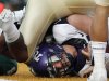 TCU quarterback Casey Pachall (4) lands on the bottom of the heap while scoring a touchdown against Baylor during the first half of a NCAA college football game in Waco, Texas, Friday, Sept. 2, 2011. (AP Photo/LM Otero)