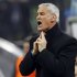 Inter Milan's coach Claudio Ranieri reacts during their Champions League round of 16 second leg soccer match against Olympique Marseille at Giuseppe Meazza stadium in Milan