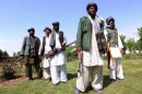 Former Taliban fighters who have joined forces with the Afghan government