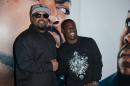 Ice Cube (L) and Kevin Hart, seen on January 15, 2014 in New York City, star in "Ride Along 2", which raked in $41 million over the four-day Martin Luther King Day weekend