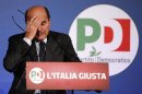 Il segretario del Pd Pier Luigi Bersani