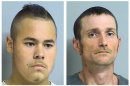 Alvin Lee Watts and Jacob Carl England are seen in a combination of undated pictures released to Reuters by Tulsa County Sheriff's Office