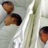 Newborn babies sleep at a maternity ward in Quito