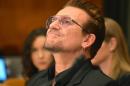 Bono testified before a Senate sub-committee that oversees funding for campaigns against violent extremism