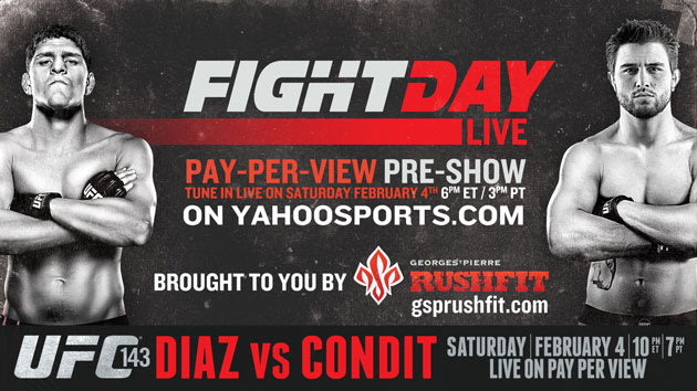 UFC 143: Yahoo! Sports and Heavy present Fight Day Live | Cagewriter ...