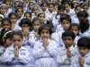 Students attend special prayers for the recovery of Malala Yousufzai, who was shot by the Taliban, in Lahore