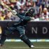 Australia's Hughes hits a boundary during the one-day international cricket match against Sri Lanka at the Melbourne Cricket Ground