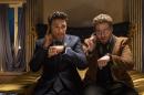This photo released by Sony - Columbia Pictures shows James Franco, left, as Dave and Seth Rogen as Aaron in a scene from Columbia Pictures' "The Interview." (AP Photo/Sony - Columbia Pictures, Ed Araquel)