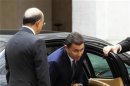 Macedonia's Prime Minister Nikola Gruevski arrives to meet his Italian counterpart Mario Monti at the Chigi Palace in Rome