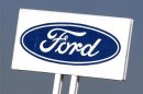 e Ford Motor Company's emblem is pictured at the company's factory in Almussafes