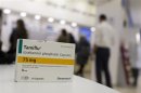 A box of Tamiflu is pictured at a Duane Reade pharmacy in New York