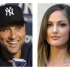 FILE - In these 2011 file photos, New York York Yankees' Derek Jeter and actress Minka Kelly are shown. After three years together, Jeter has broken up with Kelly, the actress' agent told The Associated Press. (AP Photo/Bill Kostroun, left, and Dan Steinberg, right, File)