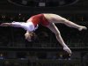 Jordyn Wieber performs on the balance beam during the preliminary round of the women's Olympic gymnastics trials, Friday, June 29, 2012, in San Jose, Calif. (AP Photo/Gregory Bull)