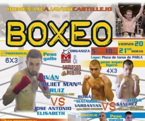 Homenaje a Javier Castillejo en Parla, 20 de julio BoxeoEnParlaMB300NF1