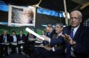 Erekat, a Palestinian senior politician and chief negotiator speaks during a visit to a tent set-up in protest in Arab neighbourhood in Jerusalem