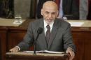 Afghan President Ghani addresses a joint meeting of Congress at the U.S. Capitol in Washington