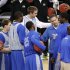 Kentucky head coach John Calipari talks to his team during a practice session for the NCAA Final Four basketball tournament Friday, March 30, 2012, in New Orleans. Kentucky plays Louisville in a semifinals game on Saturday. (AP Photo/Bill Haber)