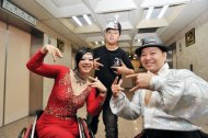 輪舞天后何欣茹與先生、兒子共組親子輪椅嘻哈舞團(圖╱永慶基金會提供)