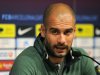 Barcelona coach Pep Guardiola (pictured) has rallied to the support of Lionel Messi after the Argentinian's penalty miss