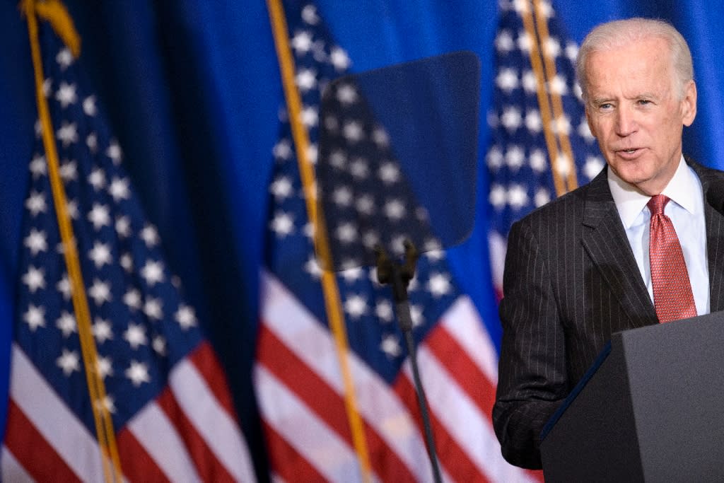 The United States is sending &quot;continued and expedited&quot; weapons to Iraq, Vice President Joe Biden, pictured in April, told Prime Minister Haider al-Abadi, amid a major Islamic State group advance