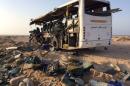 The World Health Organisation says more than 12,000 people die every year in road accidents across Egypt, such as in this fatal collision near Sharm el-Sheikh where 33 people were killed on August 22, 2014