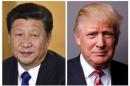 Combination of file photos of showing Chinese President Xi Jinping and U.S. President Donald Trump