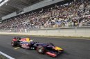 Red Bull Formula One driver Vettel drives during the South Korean F1 Grand Prix at the Korea International Circuit in Yeongam