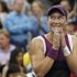 Samantha Stosur of Australia reacts after winning her finals match, defeating Serena Williams of the U.S., at the U.S. Open tennis tournament in New Yorkhe U.S. Open tennis tournament in New York