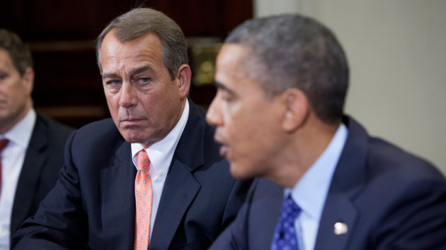 Boehner Faces Line in the Sand in Fiscal Cliff Talks - Yahoo! News