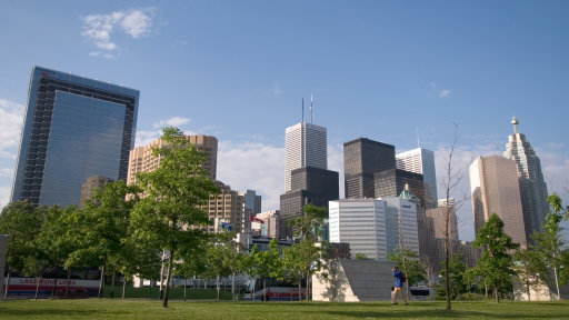 View of the Toronto skyline