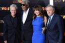 Michael Douglas, Morgan Freeman, Mary Steenburgen and Robert De Niro attend the NY premiere of Last Vegas