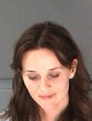 This undated photo provided by the City of Atlanta Department of Corrections shows Reese Witherspoon. The Oscar-winning actress was arrested on a disorderly conduct charge after a state trooper said she wouldn't stay in the car while her husband, James Toth, was given a field sobriety test in Atlanta. (AP Photo/City of Atlanta Department of Corrections)